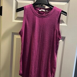 Athleta Purple Tank Top with Textured Knit